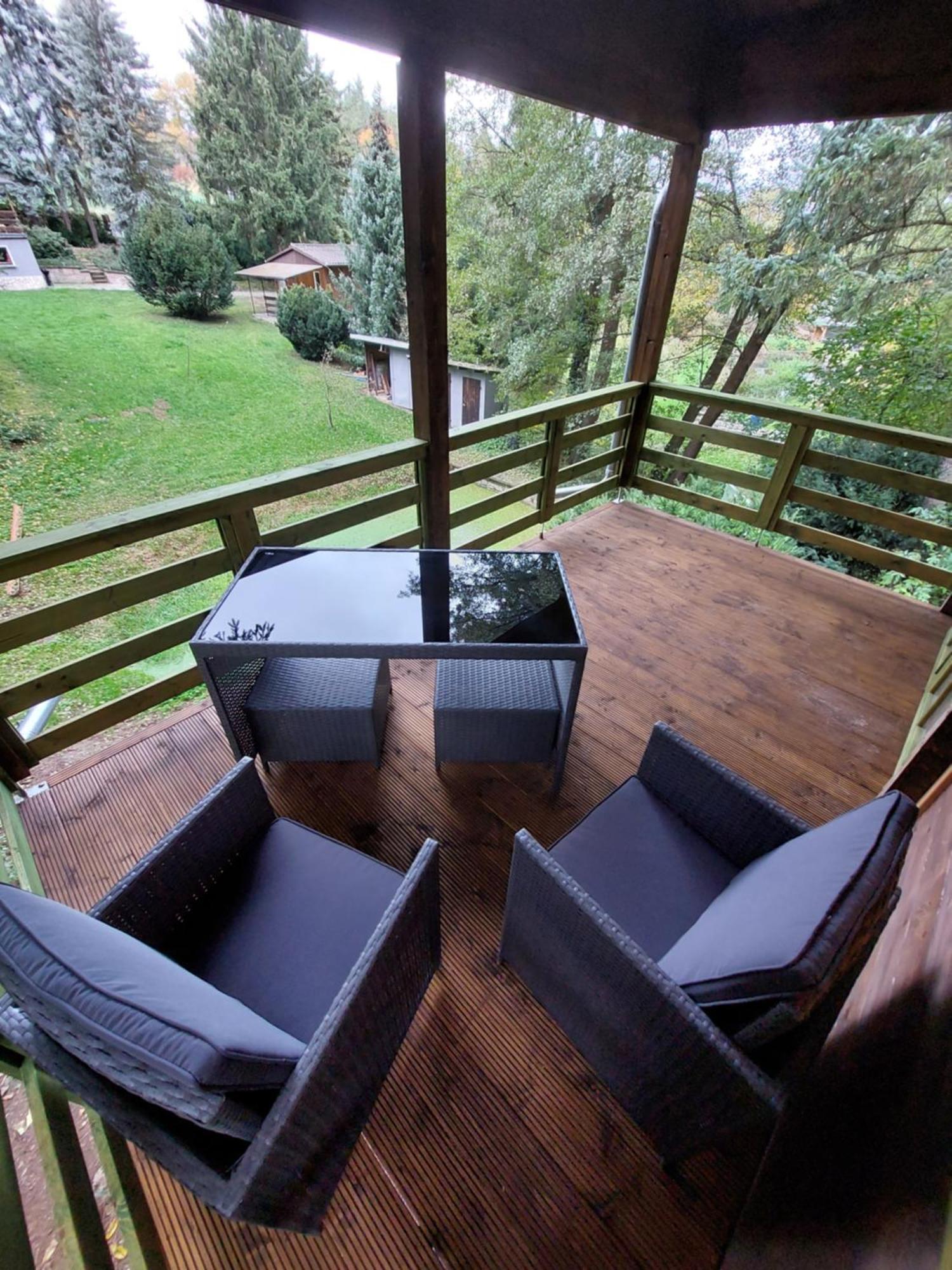 Tiny House Am Teich Apartment Garnsdorf ภายนอก รูปภาพ